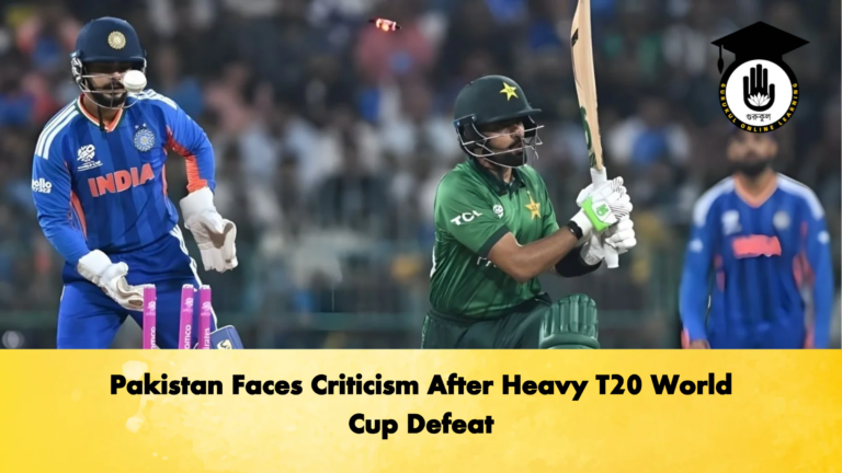 Pakistan Faces Criticism After Heavy T20 World Cup Defeat Cricket Gurukul, GOLN | English