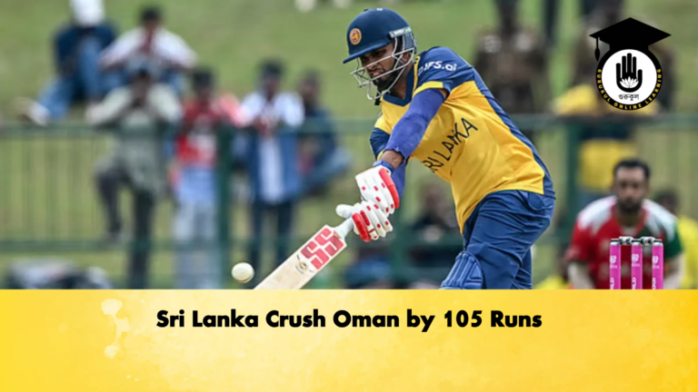Sri Lanka Crush Oman by 105 Runs Cricket Gurukul, GOLN | English