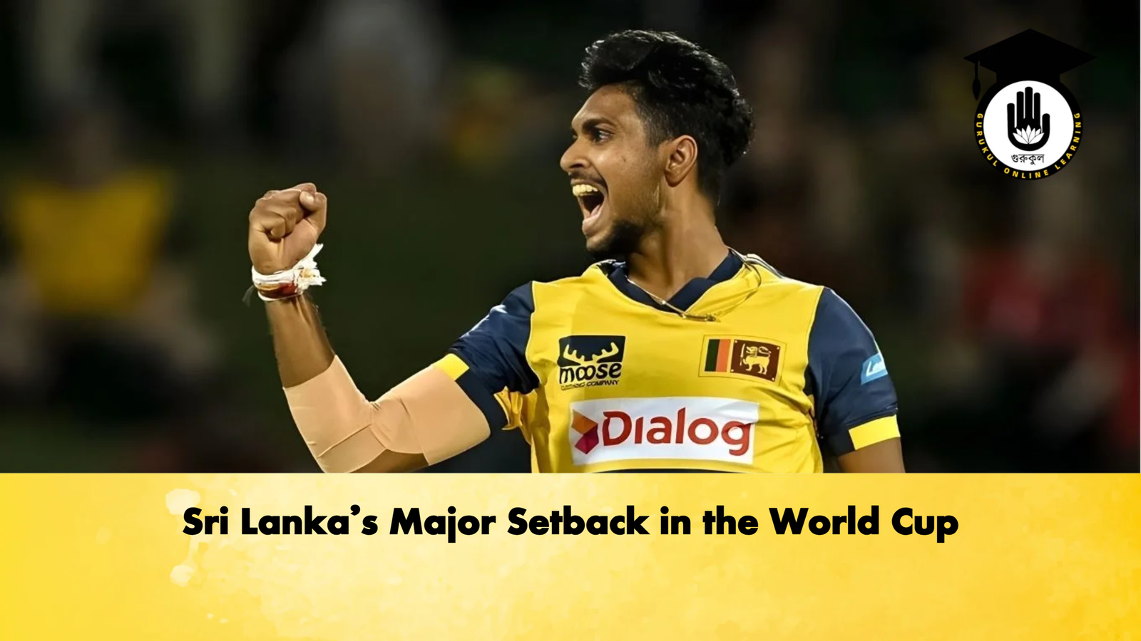 Sri Lankas Major Setback in the World Cup Cricket Gurukul, GOLN | English