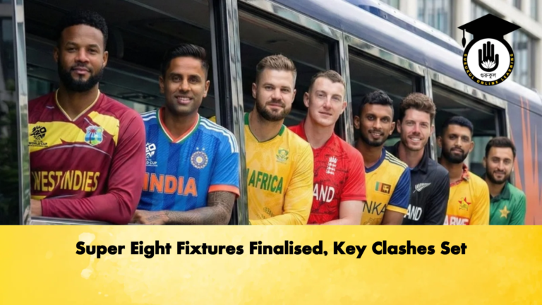 Super Eight Fixtures Finalised Key Clashes Set Cricket Gurukul, GOLN | English