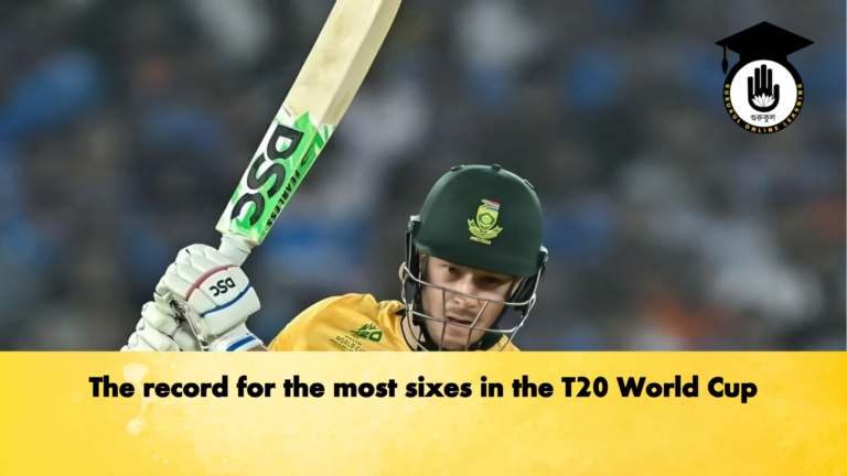 The record for the most sixes in the T20 World Cup Cricket Gurukul, GOLN | English