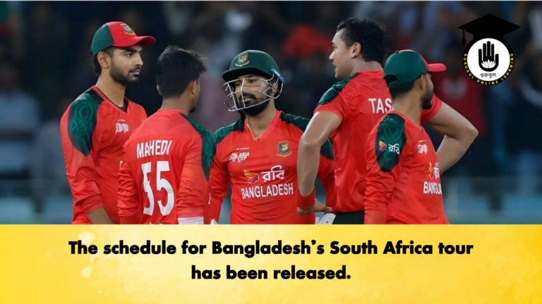 The schedule for Bangladeshs South Africa tour has been released Cricket Gurukul, GOLN | English