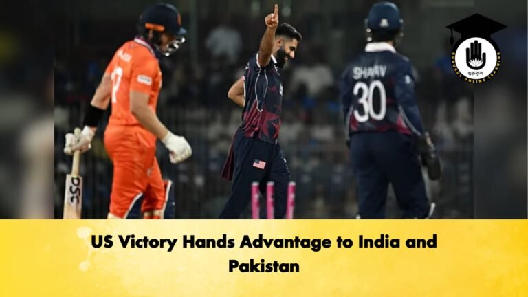 US Victory Hands Advantage to India and Pakistan Cricket Gurukul, GOLN | English