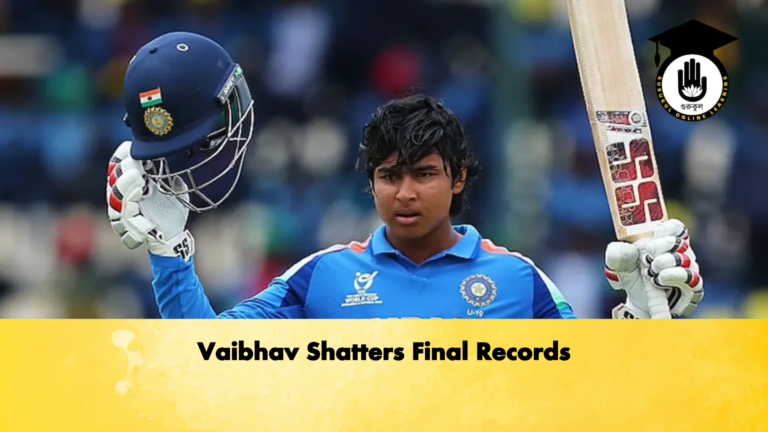 Vaibhav Shatters Final Records Cricket Gurukul, GOLN | English
