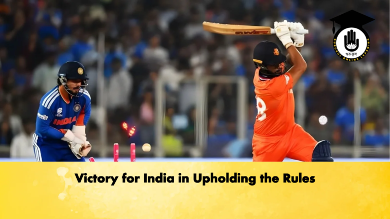 Victory for India in Upholding the Rules Cricket Gurukul, GOLN | English