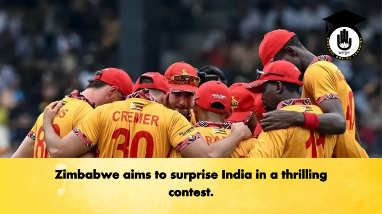 Zimbabwe aims to surprise India in a thrilling contest Cricket Gurukul, GOLN | English