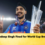 Arshdeep Singh Fined for World Cup Breach Cricket Gurukul, GOLN | English