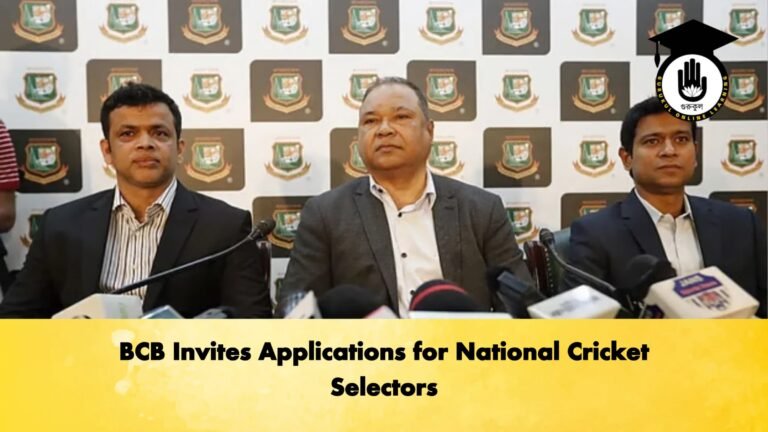 BCB Invites Applications for National Cricket Selectors 1 Cricket Gurukul, GOLN | English