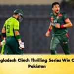 Bangladesh Clinch Thrilling Series Win Over Pakistan Cricket Gurukul, GOLN | English