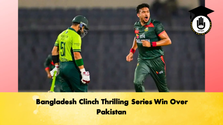 Bangladesh Clinch Thrilling Series Win Over Pakistan Cricket Gurukul, GOLN | English