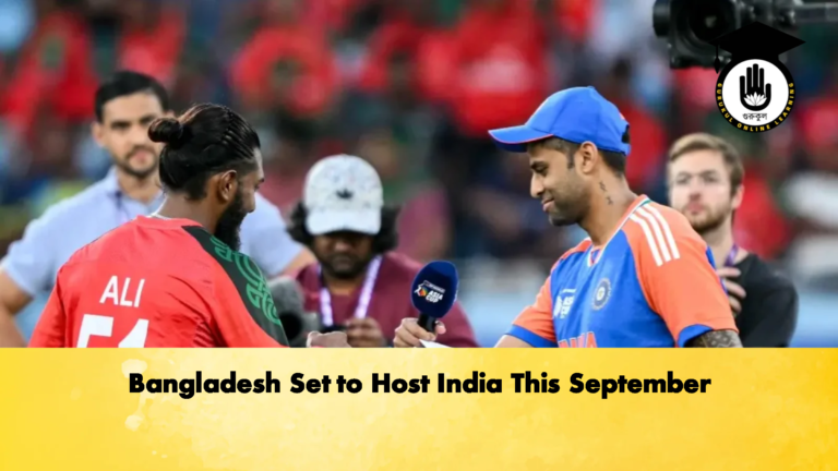 Bangladesh Set to Host India This September Cricket Gurukul, GOLN | English