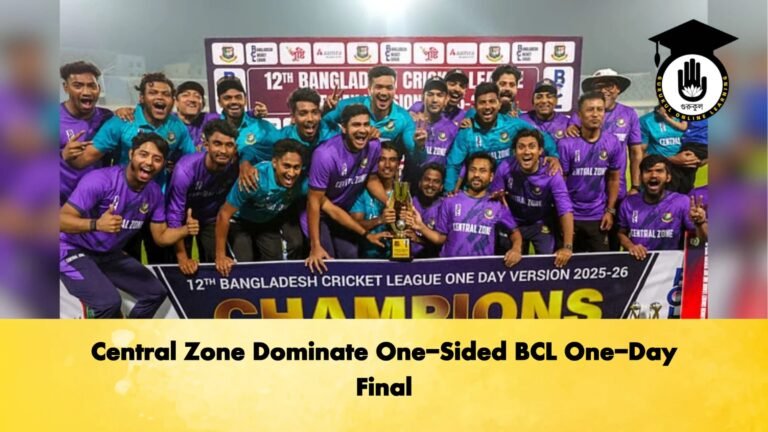 Central Zone Dominate One Sided BCL One Day Final Cricket Gurukul, GOLN | English
