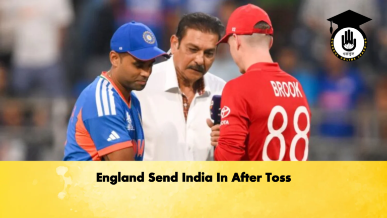England Send India In After Toss Cricket Gurukul, GOLN | English
