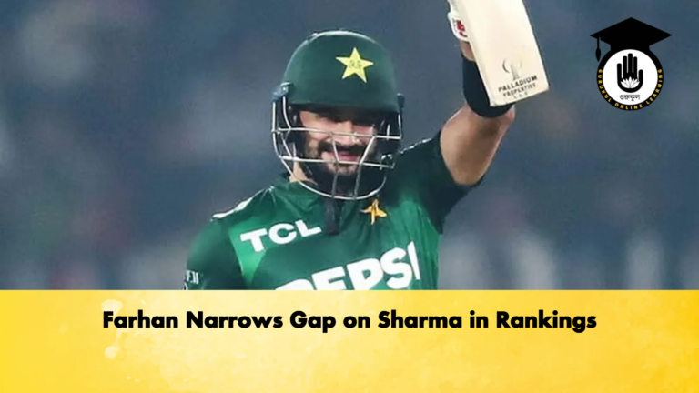 Farhan Narrows Gap on Sharma in Rankings Cricket Gurukul, GOLN | English