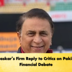 Gavaskars Firm Reply to Critics on Pakistan Financial Debate Cricket Gurukul, GOLN | English