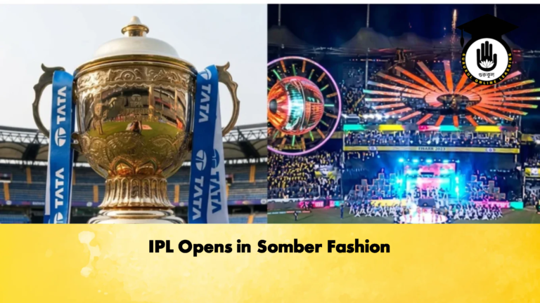 IPL Opens in Somber Fashion Cricket Gurukul, GOLN | English