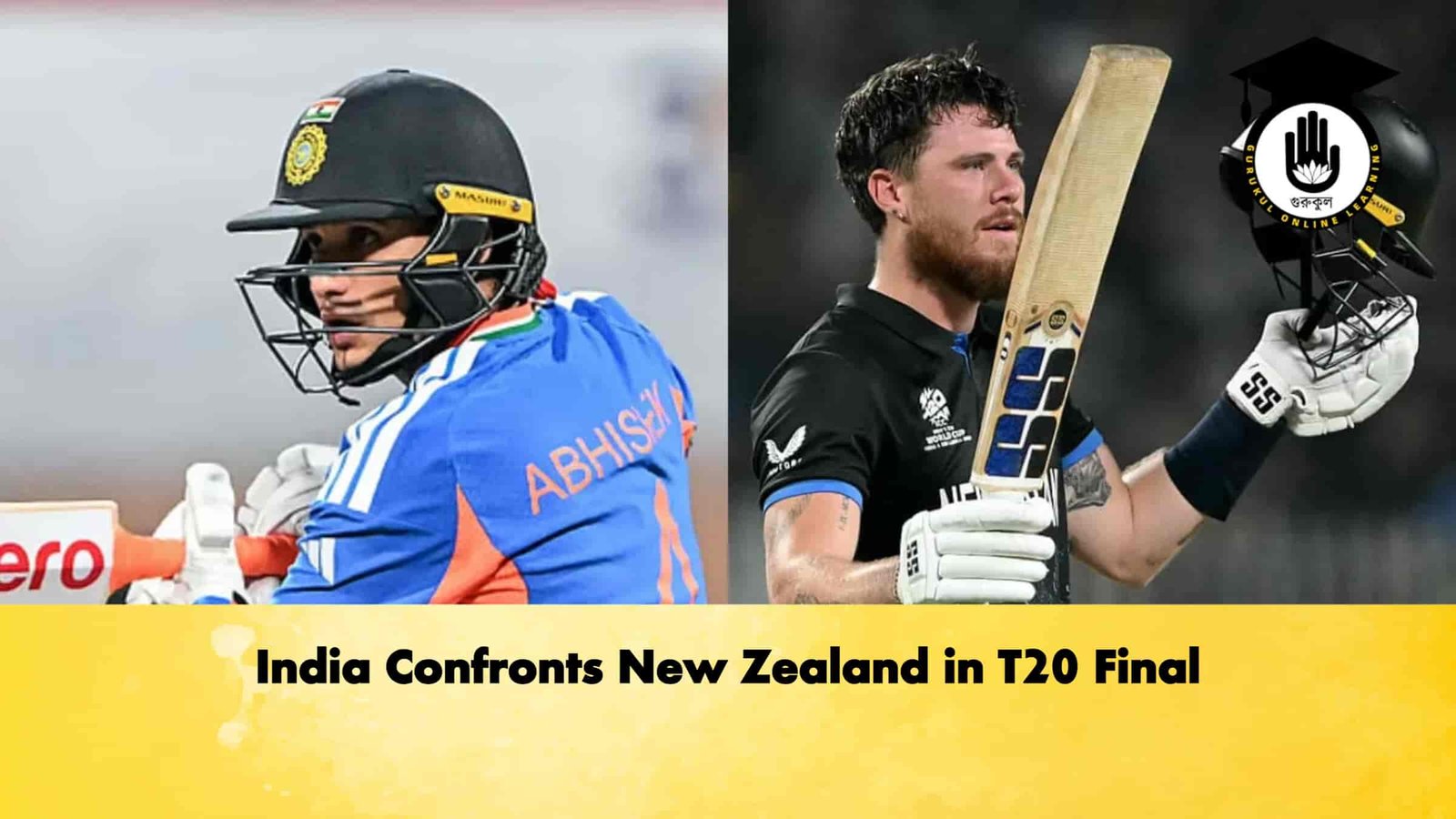 India Confronts New Zealand in T20 Final