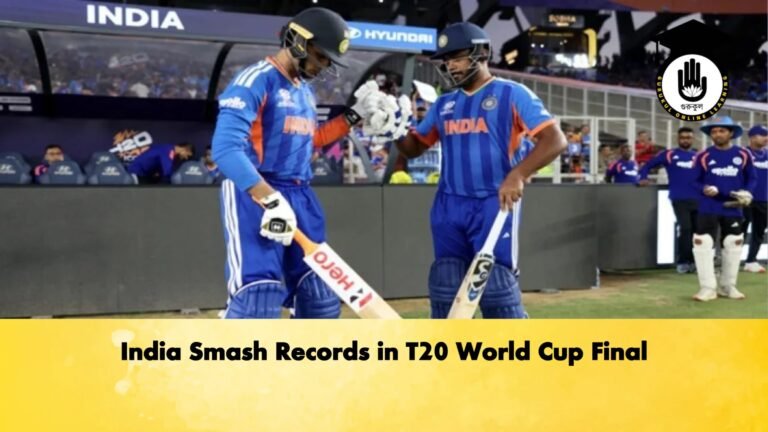 India Smash Records in T20 World Cup Final Cricket Gurukul, GOLN | English