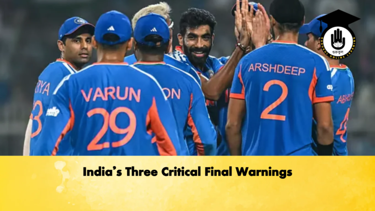 Indias Three Critical Final Warnings Cricket Gurukul, GOLN | English