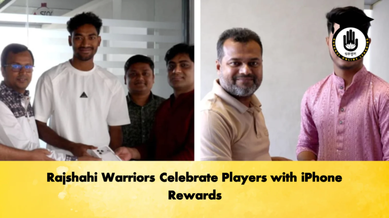 Rajshahi Warriors Celebrate Players with iPhone Rewards Cricket Gurukul, GOLN | English