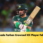 Sahibzada Farhan Crowned ICC Player February Cricket Gurukul, GOLN | English