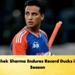 Abhishek Sharma Endures Record Ducks in T20 Season Cricket Gurukul, GOLN | English