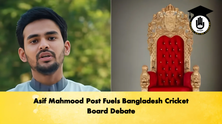 Asif Mahmood Post Fuels Bangladesh Cricket Board Debate Cricket Gurukul, GOLN | English