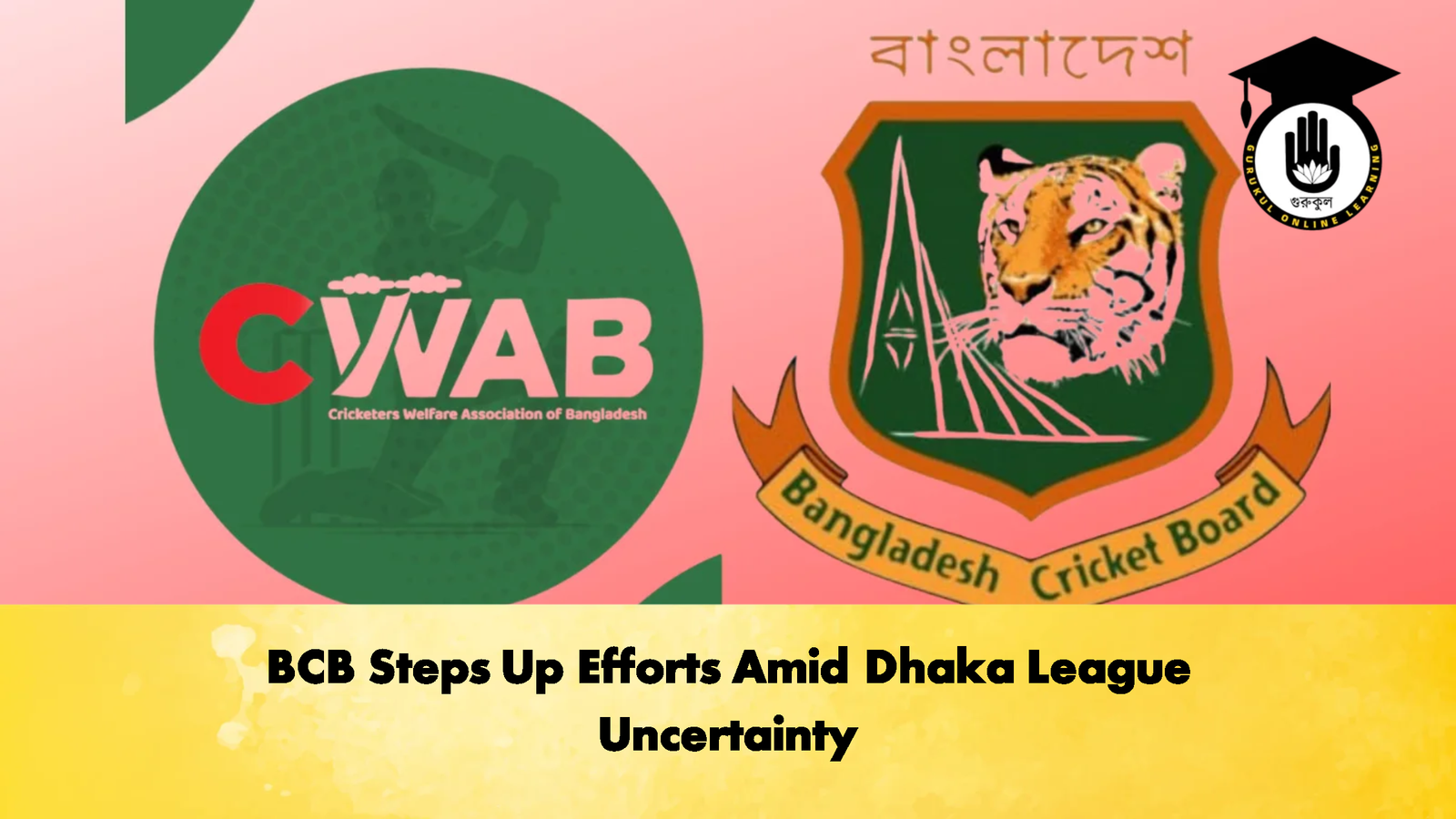 BCB Steps Up Efforts Amid Dhaka League Uncertainty 3 Cricket Gurukul, GOLN | English