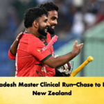 Bangladesh Master Clinical Run Chase to Defeat New Zealand Cricket Gurukul, GOLN | English