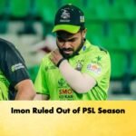 Imon Ruled Out of PSL Season