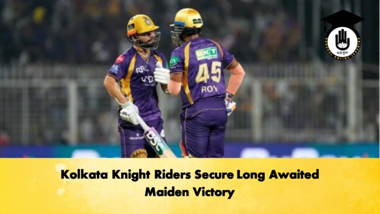 Kolkata Knight Riders Secure Long Awaited Maiden Victory Cricket Gurukul, GOLN | English