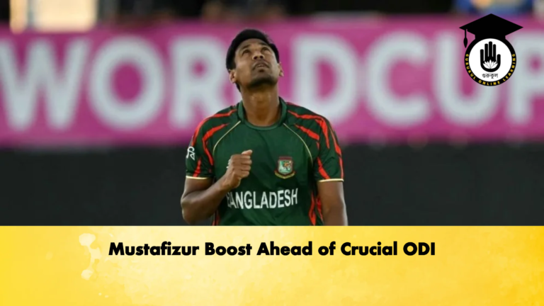 Mustafizur Boost Ahead of Crucial ODI Cricket Gurukul, GOLN | English