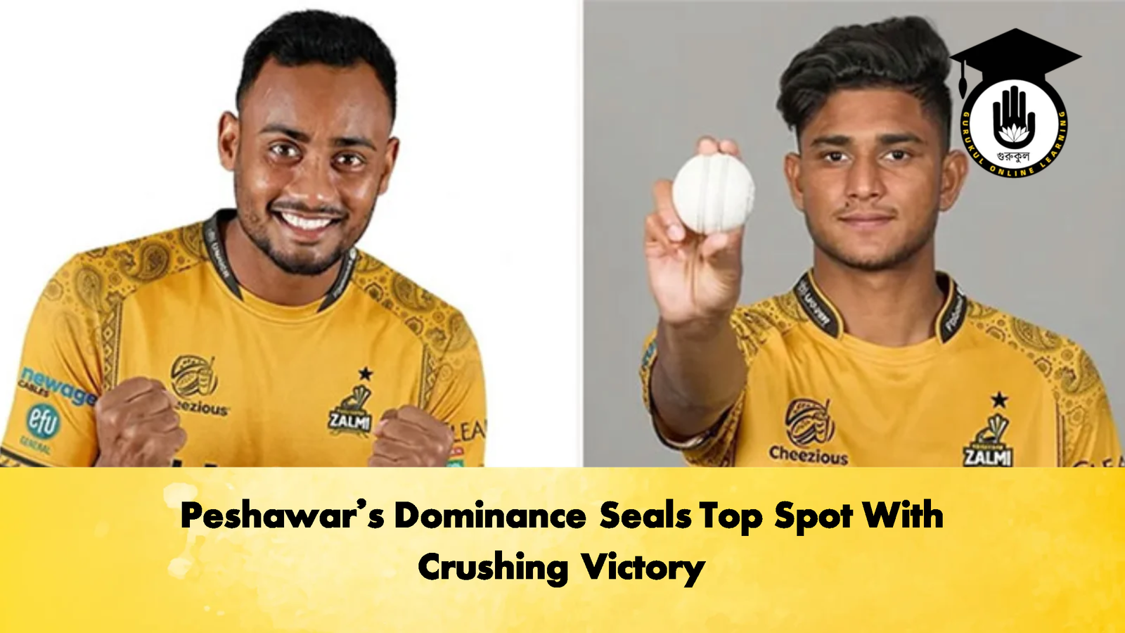 Peshawar’s Dominance Seals Top Spot With Crushing Victory 1 Peshawars Dominance Seals Top Spot With Crushing Victory Cricket Gurukul, GOLN | English