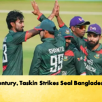 Saif Century Taskin Strikes Seal Bangladesh Win Cricket Gurukul, GOLN | English