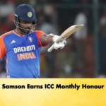 Samson Earns ICC Monthly Honour Cricket Gurukul, GOLN | English