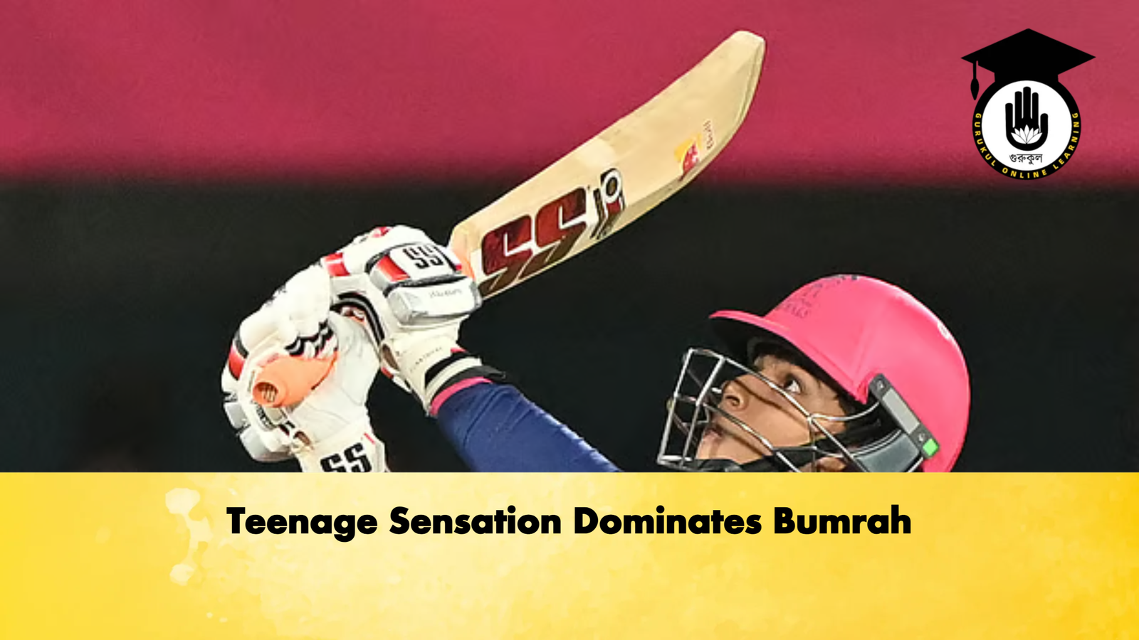 Teenage Sensation Dominates Bumrah Cricket Gurukul, GOLN | English