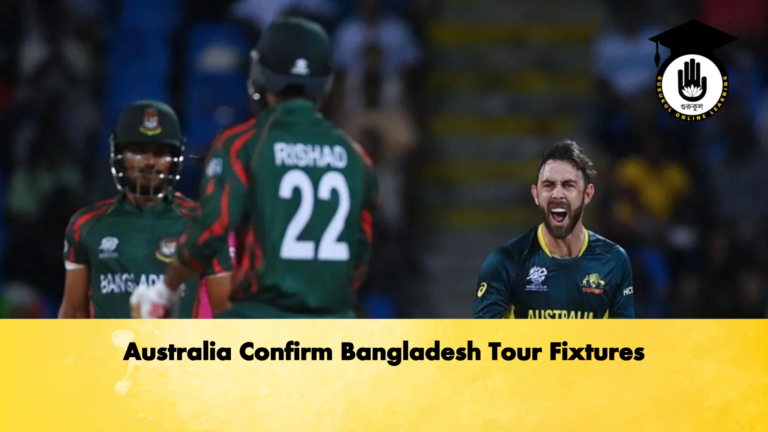 Australia Confirm Bangladesh Tour Fixtures Cricket Gurukul, GOLN | English