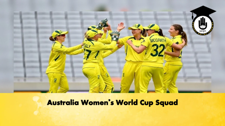 Australia Womens World Cup Squad Cricket Gurukul, GOLN | English