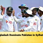 Bangladesh Dominate Pakistan in Sylhet Test Cricket Gurukul, GOLN | English