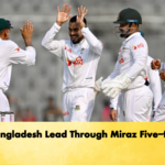 Bangladesh Lead Through Miraz Five for Cricket Gurukul, GOLN | English