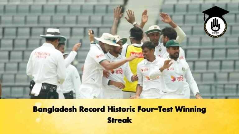 Bangladesh Record Historic Four-Test Winning Streak