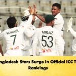 Bangladesh Stars Surge In Official ICC Test Rankings 2 Cricket Gurukul, GOLN | English