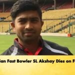 Indian Fast Bowler SL Akshay Dies on Field