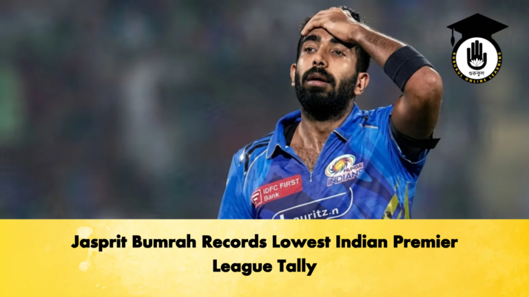 Jasprit Bumrah Records Lowest Indian Premier League Tally Cricket Gurukul, GOLN | English