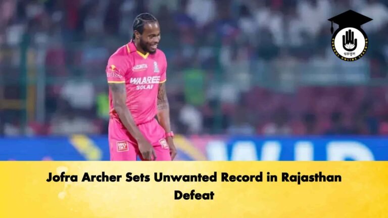 Jofra Archer Sets Unwanted Record in Rajasthan Defeat