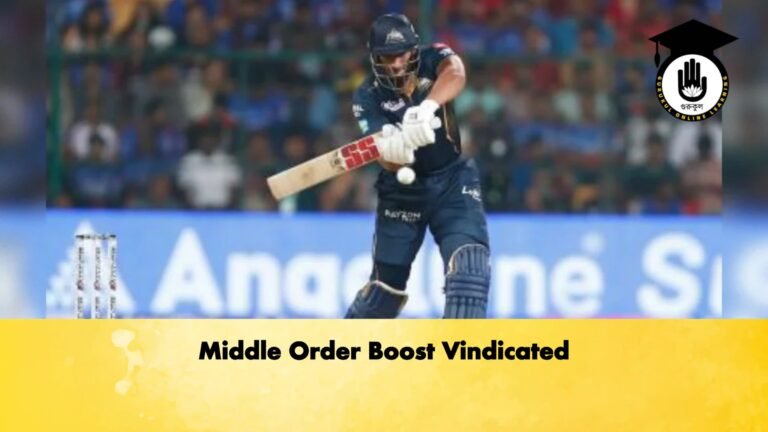Middle Order Boost Vindicated 1 Cricket Gurukul, GOLN | English