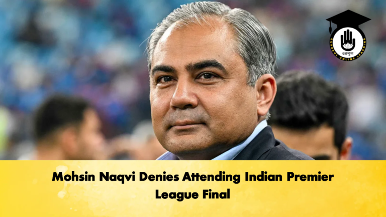 Mohsin Naqvi Denies Attending Indian Premier League Final 1 Cricket Gurukul, GOLN | English
