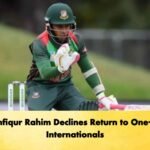 Mushfiqur Rahim Declines Return to One-Day Internationals