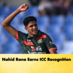 Nahid Rana Earns ICC Recognition Cricket Gurukul, GOLN | English