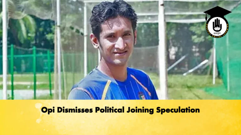 Opi Dismisses Political Joining Speculation Cricket Gurukul, GOLN | English